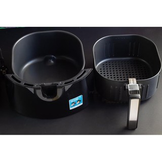 NỒI CHIÊN KHÔNG DẦU LOCK & LOCK CƠ 5.2 L EJF151 BLK