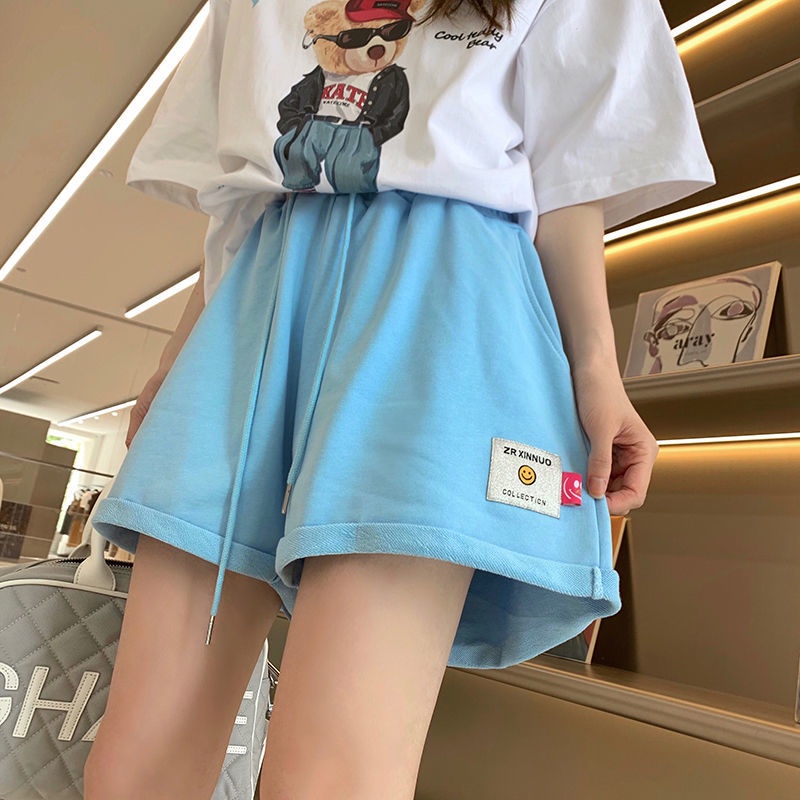 Quần Short Thể Thao Ống Rộng Thiết Kế Mới Kiểu Dáng Đơn Giản Năng Động Thời Trang Mùa Hè Dành Cho Nữ