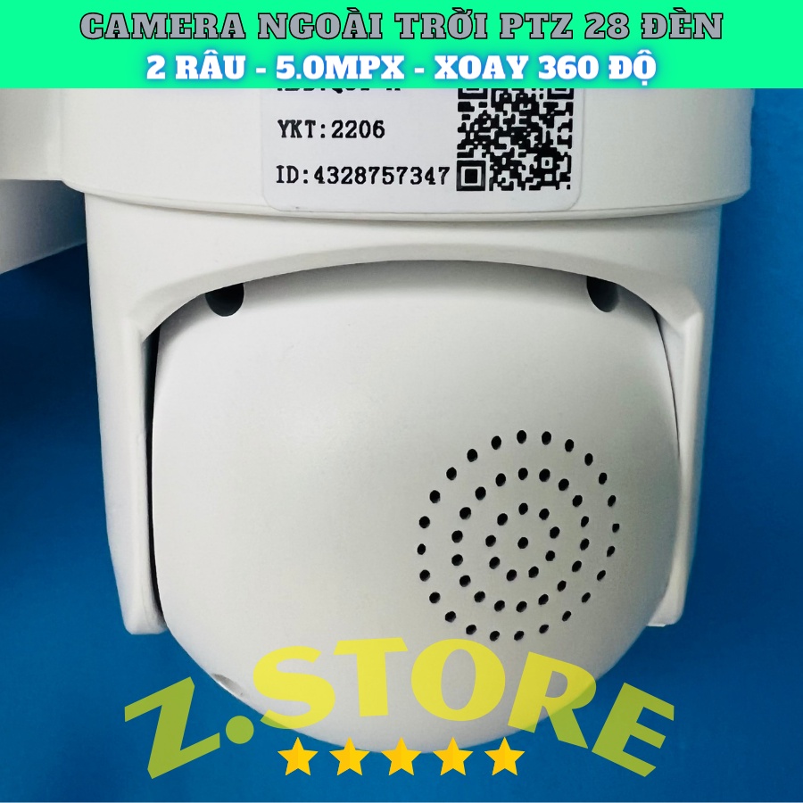 Camera IP Yoosee Ngoài Trời PT28 FullHD Tiếng Việt - Xoay 360 và Thẻ 32 Gb