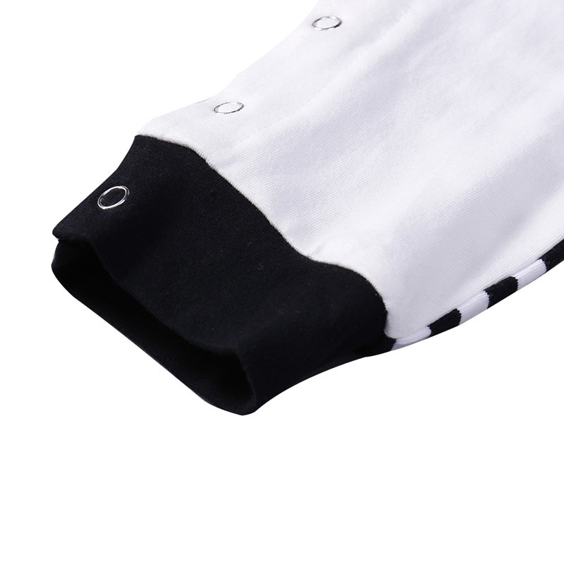 Bộ áo liền quần dài tay hình chim cánh cụt cho bé trai