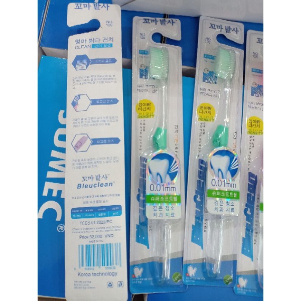 Hộp 30 Bàn Chái Đánh Răng Hàn Quốc No126