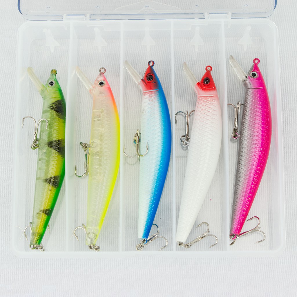 Mồi cá cứng Hard Lure 10cm nhiều màu sắc (hộp)