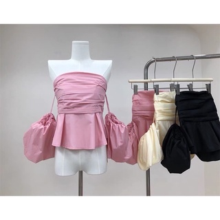 Áo peplum tay bồng bigsize 60-90kg