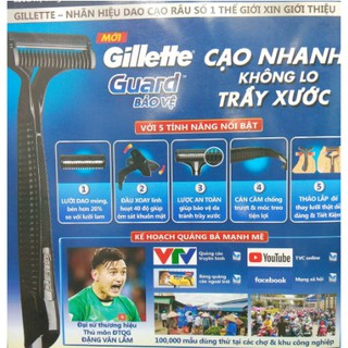 2 Lưỡi Dao Cạo Râu Gillette Guard