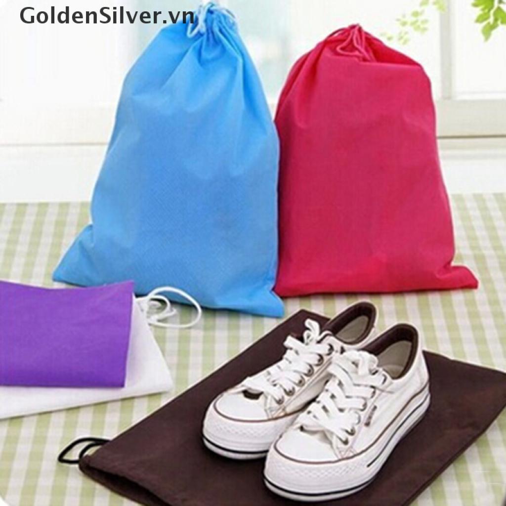 Túi Dây Rút Bằng Vải Không Dệt Chống Bụi 6 Màu Sắc Tùy Chọn