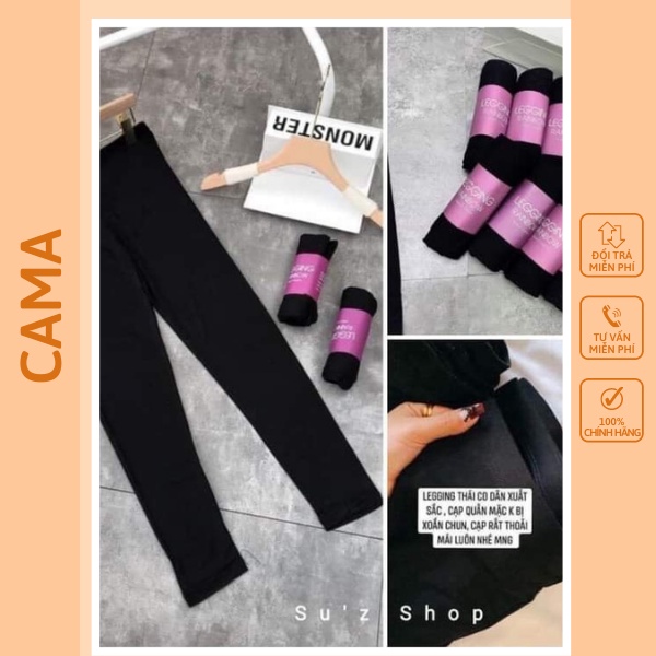 [Mã 44FASHIONSALE1 giảm 10K đơn 50K] Quần legging nữ dài cạp cao bigsize nâng mông giá rẻ CAMA STORE QL21