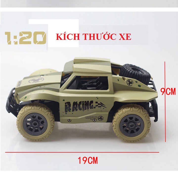 Xe ô tô điều khiển từ xa tốc độ cao pin sạc 3.6v mô hình tỉ lệ 1:20