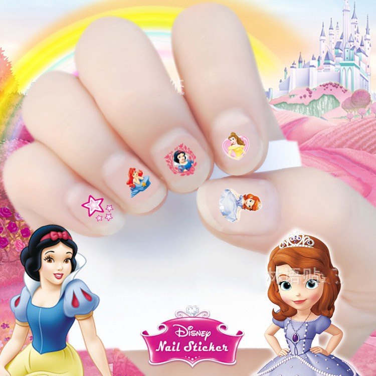 Phim hoạt hình của trẻ em 3D drip keo dán tai Stickers Nail Art Stickers không có cô gái cần lỗ tai-sinh nhật-giải thưởng-Quà tặng