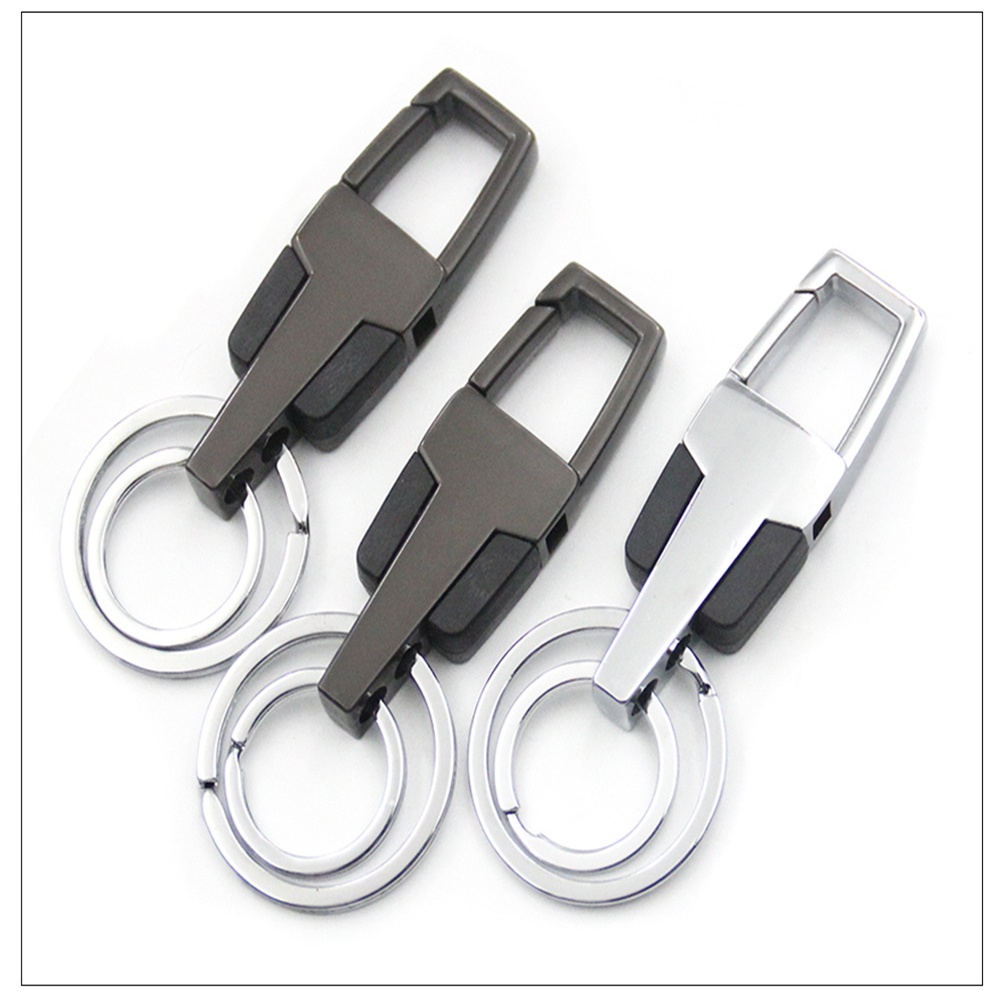 Móc Khóa Đôi Kiểu Dáng Đơn Giản Thời Trang Cổ Điển Cho Nam