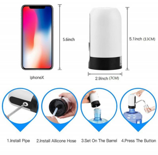 2 BỘ MÁY HÚT NƯỚC- HÚT RƯỢU MINI(Sạc điện)