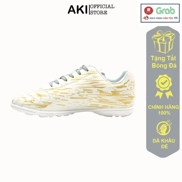 Giày Đá Banh Nam Cỏ Nhân Tạo Newmos Neo Sense Plus Trắng Thể Thao Thời Trang Chính Hãng - Np005