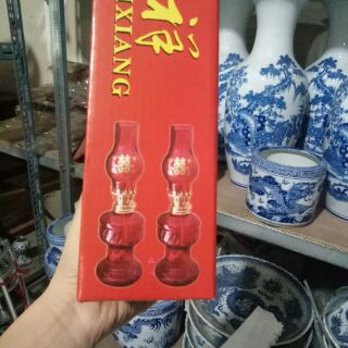 ĐÈN DẦU THỦY TINH CAO CẤP ( 2 ĐÈN)