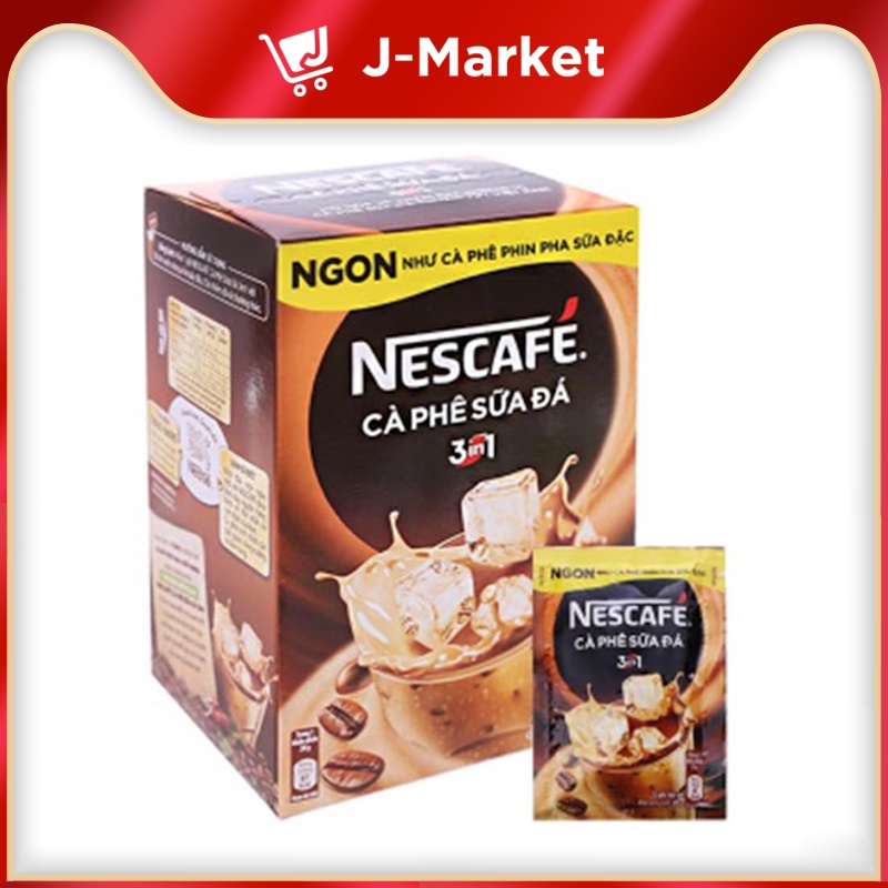 Cà phê sữa đá hòa tan Nescafe 20g*10 gói