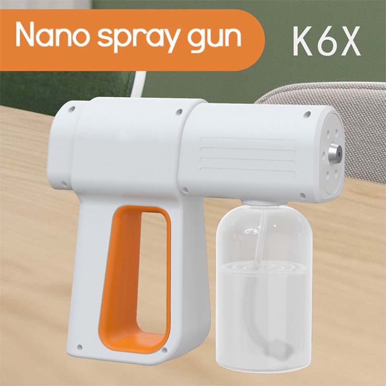 Súng Phun Khử khuẩn K6X,Công Nghệ Nano,Tia cực tím,khử trùng,khử khuẩn,cầm Tay gọn nhẹ,K5X-600ml,Atomizer-500ml