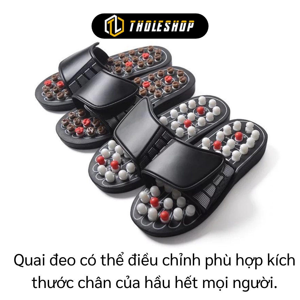 Dép Massage - Dép Đi Trong Nhà Mát Xa Bấm Huyệt Bàn Chân Giảm Mệt Mỏi, Căng Thẳng 8369