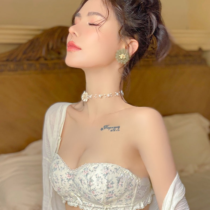 Áo lót Hoa Không Gọng Thép Không Gọng Gợi Cảm Cho Nữ Ốp