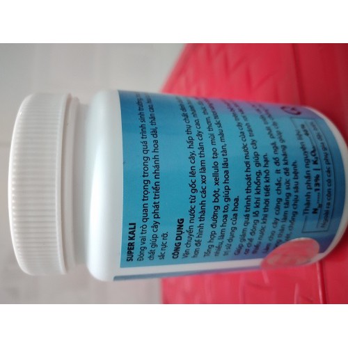 Phân bón Super Kali 13-0-46 lọ 100g