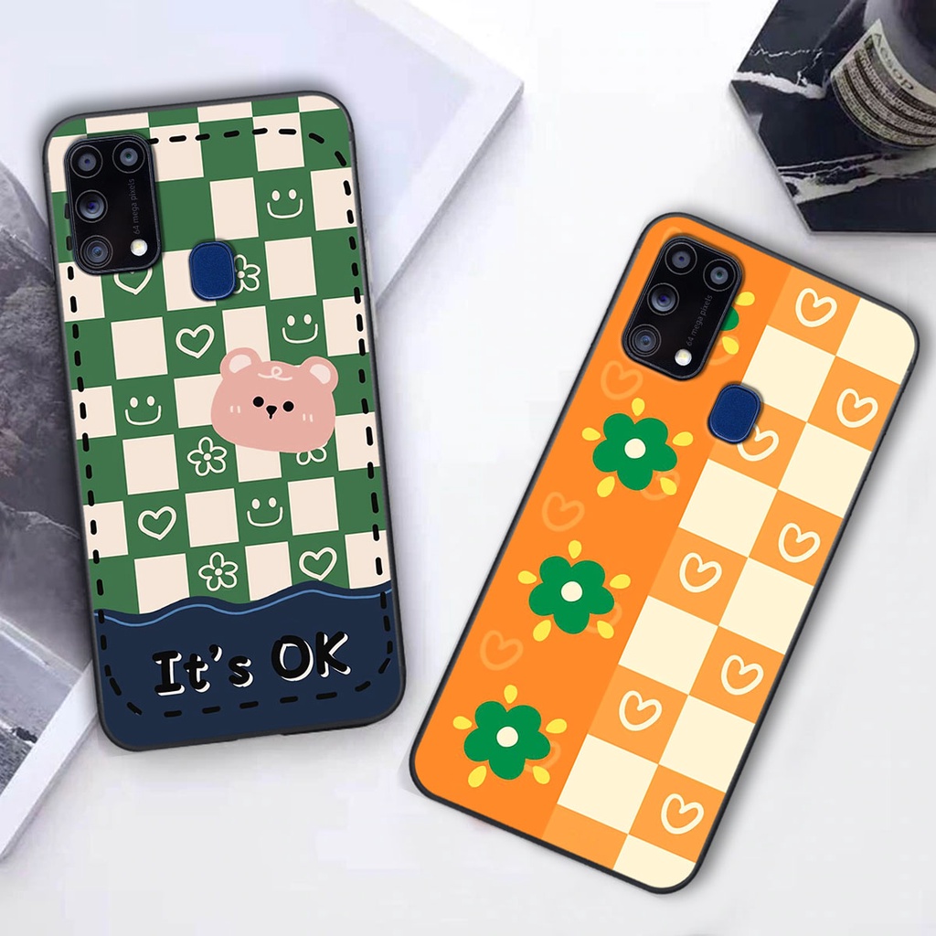 Ốp lưng Samsung M31 happy day, gấu bear dễ thương - BỀN - ĐẸP -BAO GIÁ TOÀN THỊ TRƯỜNG
