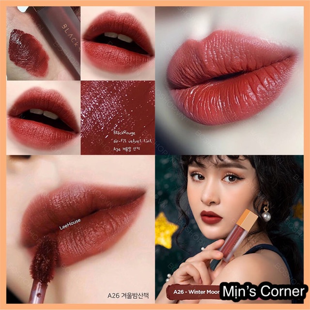 (CÓ SẴN ĐỦ 5 MÀU) Son BLACK ROUGE AIR FIT VELVET TINT VERSION 5 | BigBuy360 - bigbuy360.vn