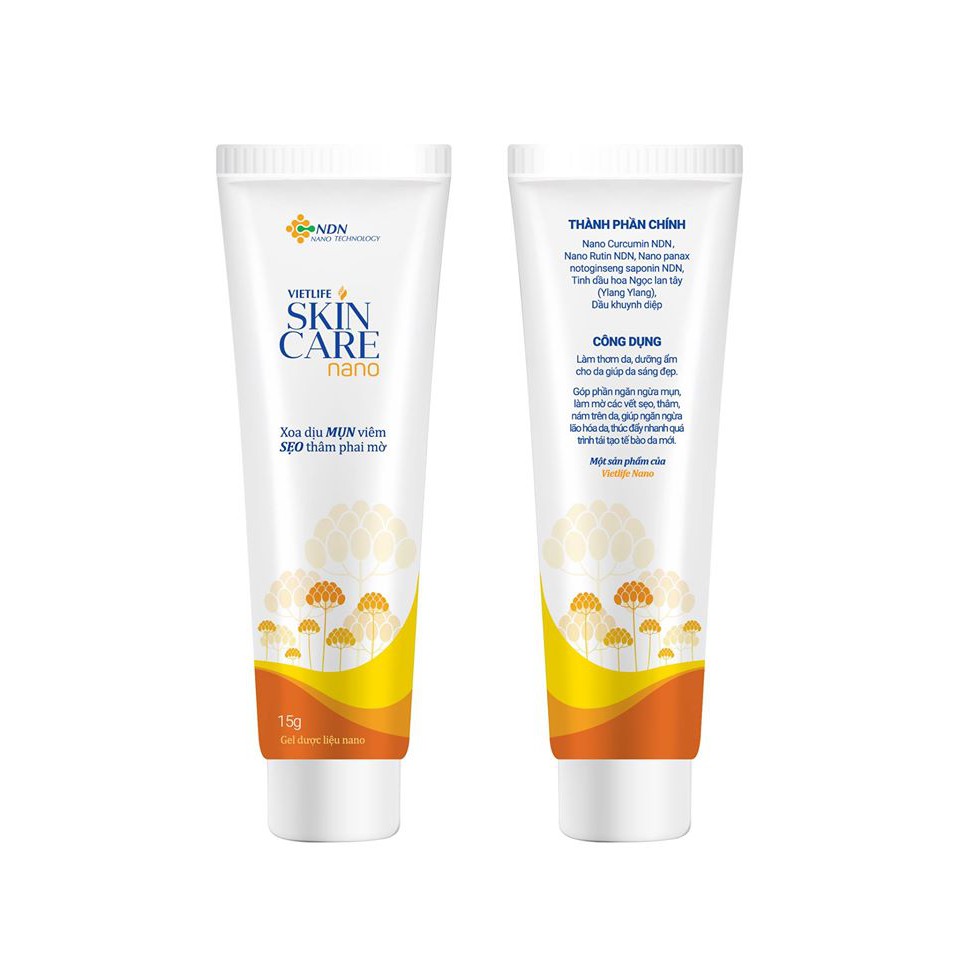 [Mã LT20 giảm 20K đơn 150K] Vietlife Skincare Nano 15gr - GEL Nano kháng khuẩn, ngừa mụn, mờ thâm hiệu quả | BigBuy360 - bigbuy360.vn