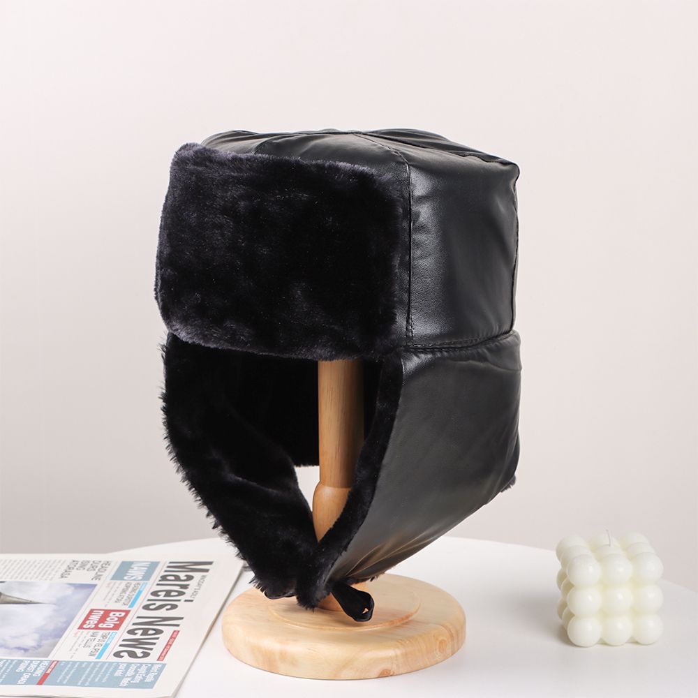 SUSANS Mùa đông dày dặn ấm áp mũ bảo vệ tai giả lông mũ Lei Feng