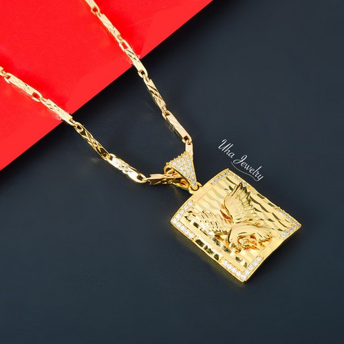 Mặt dây chuyền đại bàng Mạ Vàng 18K Cao Cấp UHA - Hàng Mới Về ( Giá Tốt Nhất ) MDCNKM013-M02150
