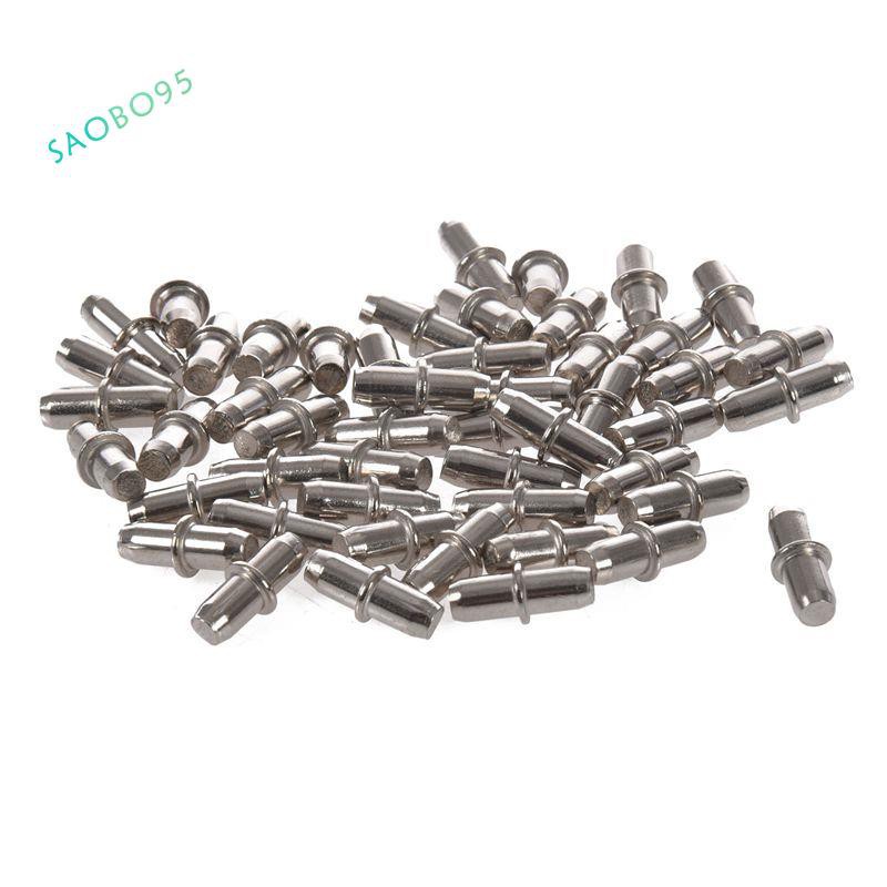 Set 50 Chốt Gỗ 16mm X 5mm Hỗ Trợ Gắn Kệ Tủ Chén