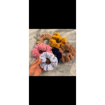 Dây buộc tóc len handmade họa tiết xinh xắn