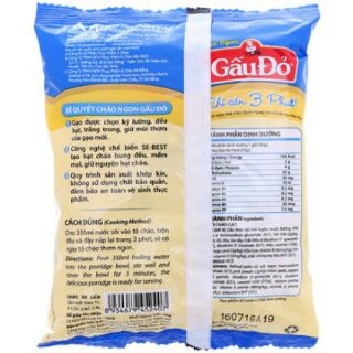 Combo(5 gói) Cháo Gấu Đỏ