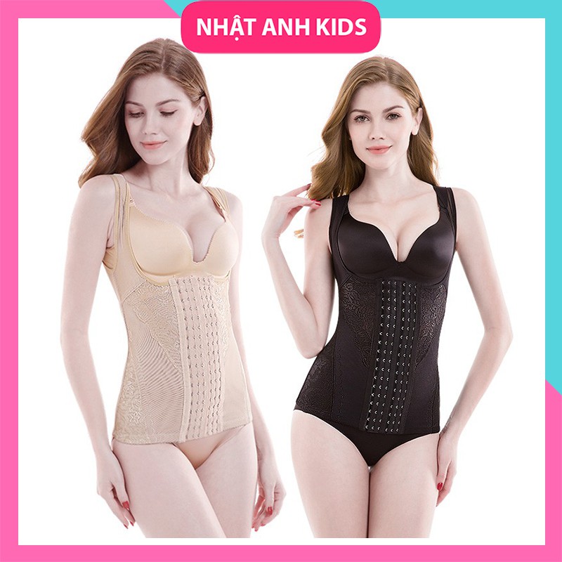 Đai Nịt Bụng sau sinh, hỗ trợ nâng ngực, giảm mỡ vùng bụng lưng, phục hồi vóc dáng, hàng xuất Hàn cao cấp