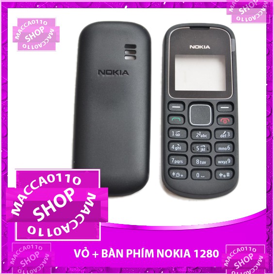 Bộ vỏ + bàn phím nokia 1280