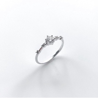Nhẫn bạc nữ - nhẫn ổ đá Citrine