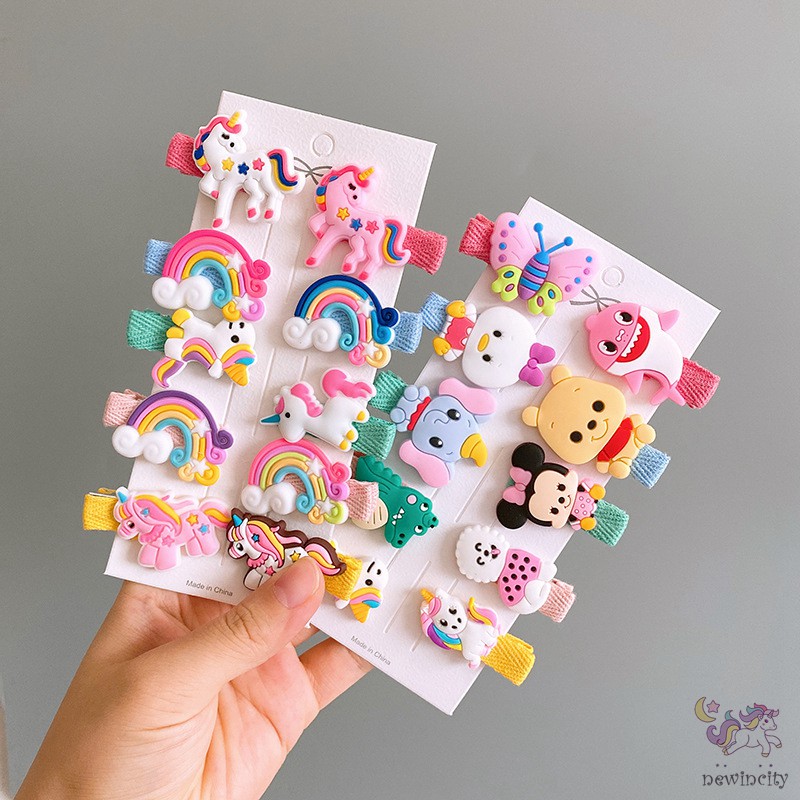 10 kẹp kiểu hoạt hình xinh xắn đáng yêu dành cho bé