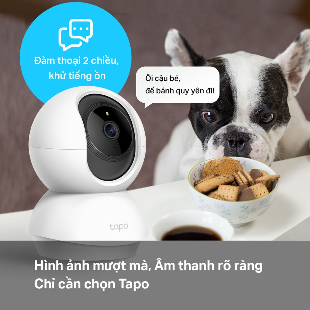 [Mã 11ELSALE hoàn 7% đơn 300K] Camera WiFi TP-Link Tapo C200 1080P (2MP) Điều Chỉnh Hướng xoay 360 độ - Hàng Chính Hãng | BigBuy360 - bigbuy360.vn