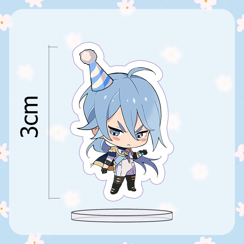 (mini 3cm) Mô hình standee in hình NU CARNIVAL anime chibi mica trong acrylic trang trí