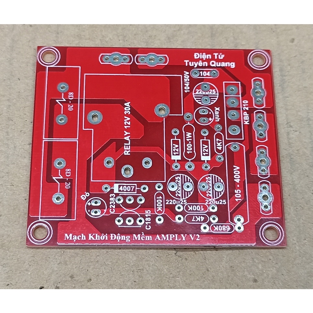 PCB Mạch Khởi Động Mềm V2 Phíp FR4 2 Lớp - 2 Cái