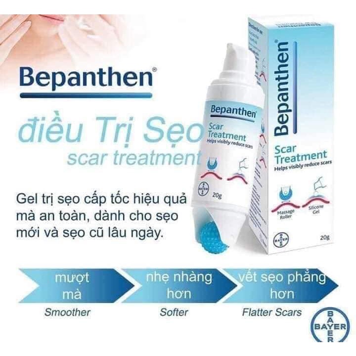 Gel trẻ em Bepanthen Anti-scar Đức, giúp bé ngăn ngừa hình thành sẹo đỏ lồi, chai xoa bóp - Trung Đông Pharmacy