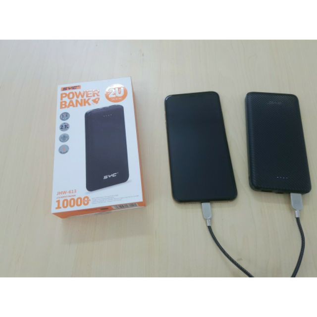 CHÍNH HÃNG✔Pin Sạc Dự Phòng 10000mAh/20000mAh 2 cổng sạc in/out -SYC 613