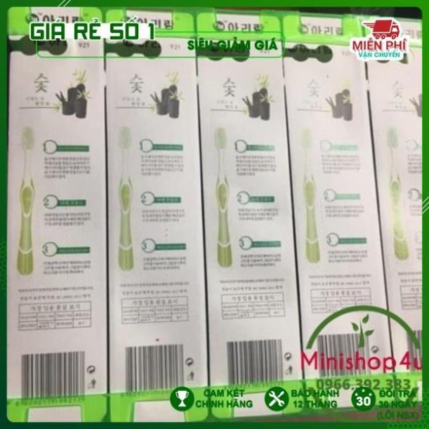 Bàn chải đánh răng hàn quốc than hoạt tính 921