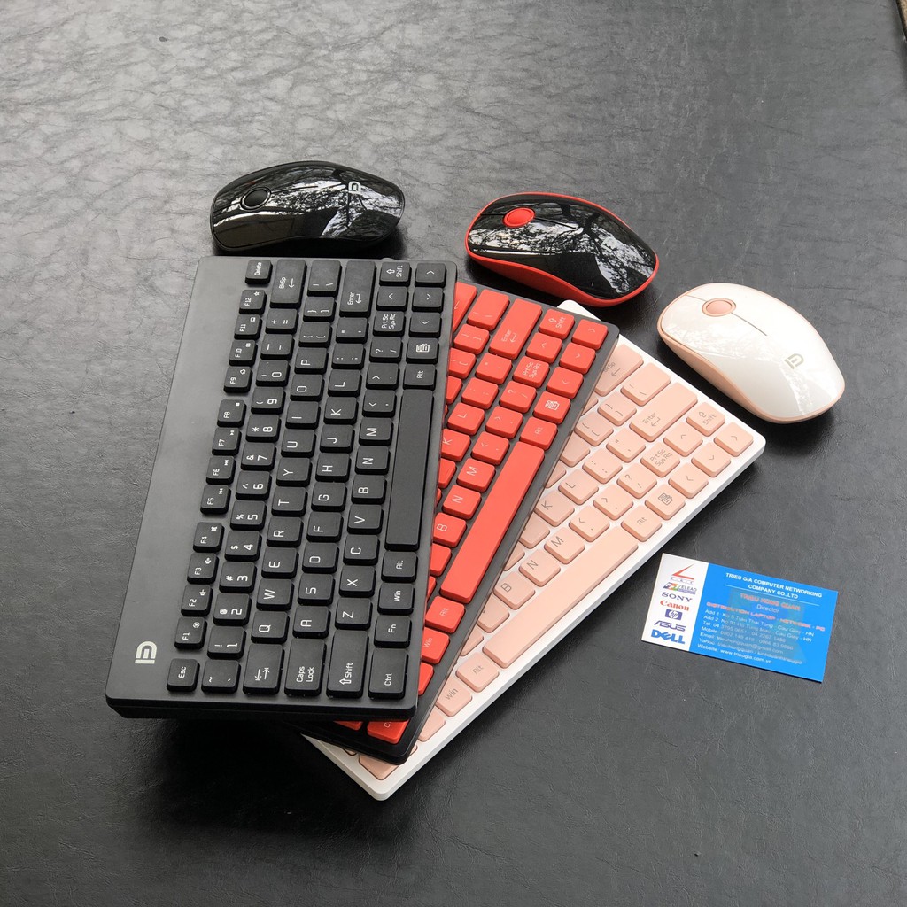 Bộ bàn phím chuột không dây Forter 1500 - Chính Hãng