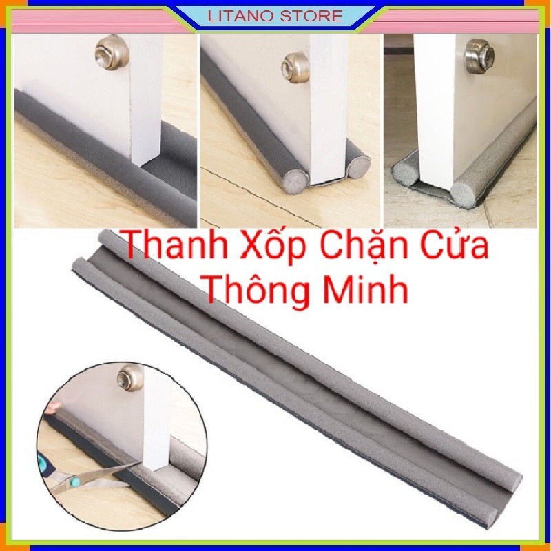 Thanh Chặn Cửa Bằng Mút Xốp Dài 95cm Chặn Đáy Khe Cửa Ngăn Côn Trùng, Cách Âm, Chống Kẹt Tay Chân, Gió Lùa, Thoát Nhiệt