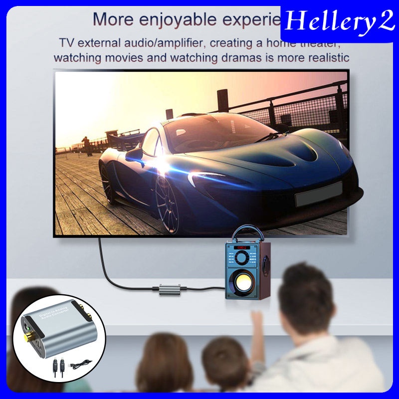 Digital Optical to Analog Analogue Audio Converter with Optical cable | BigBuy360 - bigbuy360.vn