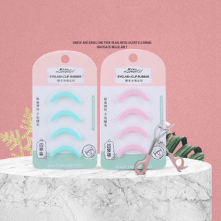 Lameila 4Pcs/SET Eyelash Curler Replacement Tapes Refill Rubber Pad