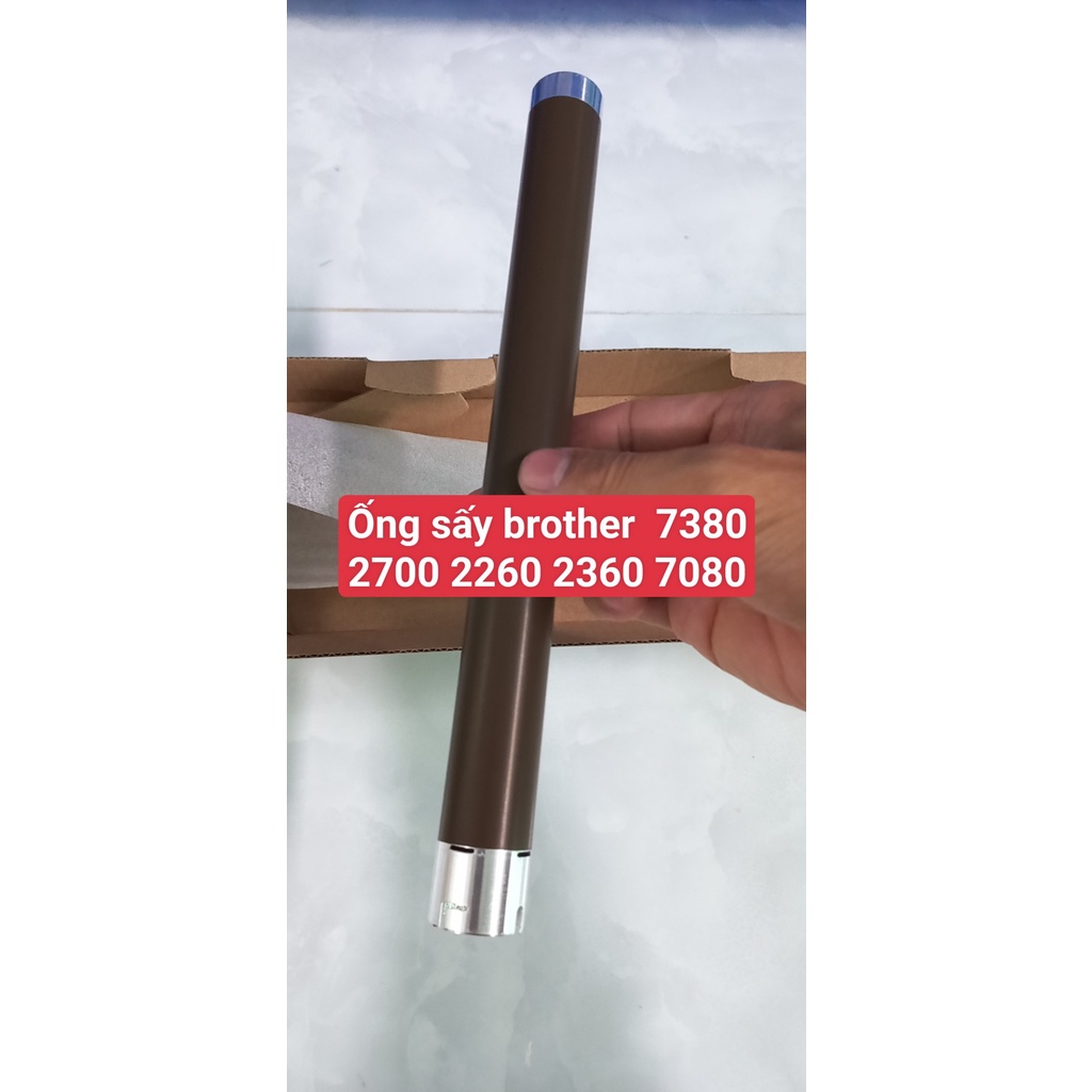 Ống sấy con lăn trên brother 7380 2700 2260 2360 7180 7080 7880 con lăn gia nhiệt trục trên cố định