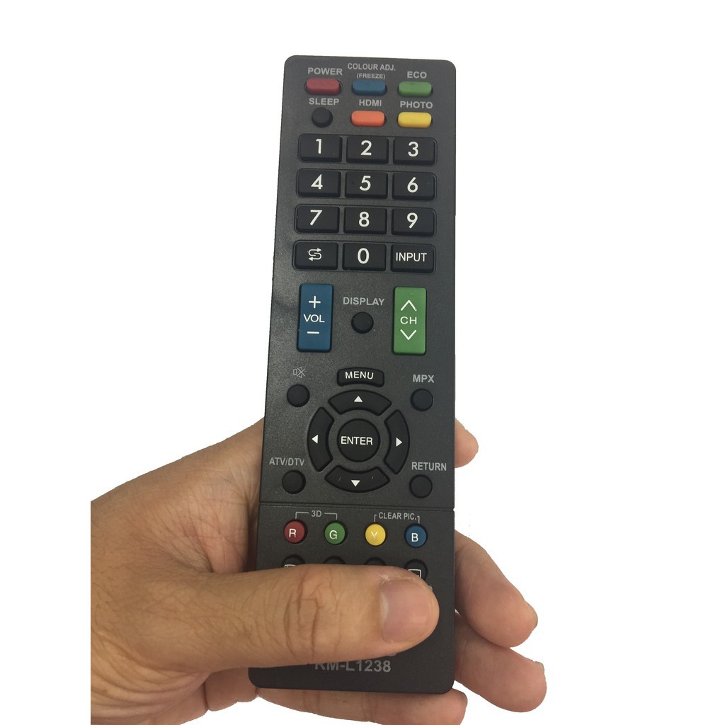 REMOTE ĐIỀU KHIỂN TIVI SHARP RM-L1238 CHO TẤT CẢ CÁC DÒNG TIVI SHARP