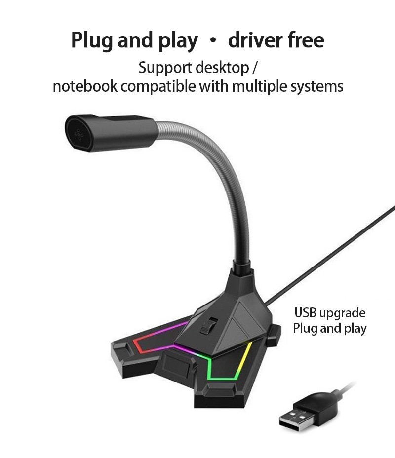 Micro Để Bàn M4 Rgb Usb Kèm Phụ Kiện | BigBuy360 - bigbuy360.vn