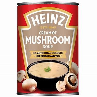 Súp Kem Nấm, Kem Gà Nấm Cream of Mushroom Soup, BEEF BROTH,  CHICKEN NOODLE ăn liền Heinz 400g