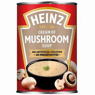 Súp kem nấm, kem gà nấm cream of mushroom soup, beef broth, chicken noodle ăn liền heinz 400g