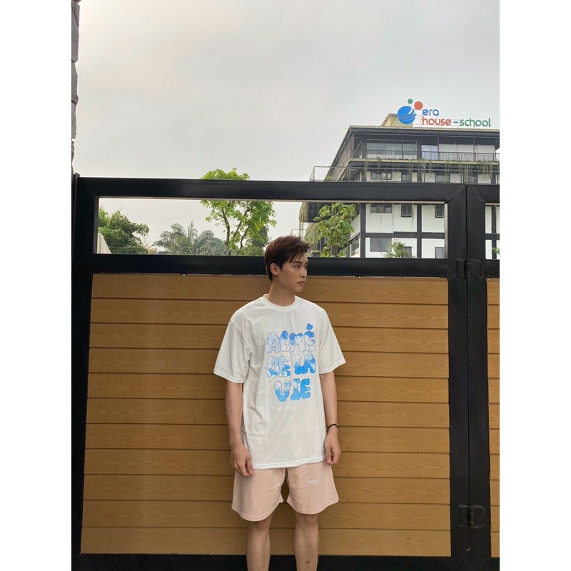 Áo thun tay lỡ ADLV Mây Cloud unisex nam nữ form rộng oversize chất liệu cotton 46 Clothing | BigBuy360 - bigbuy360.vn