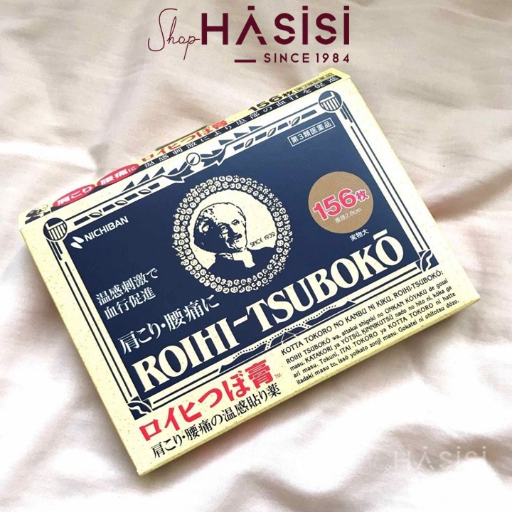 Miếng Dán Huyệt Đạo Giảm Đau NICHIBAN - Roihi-Tsuboko 156 Miếng